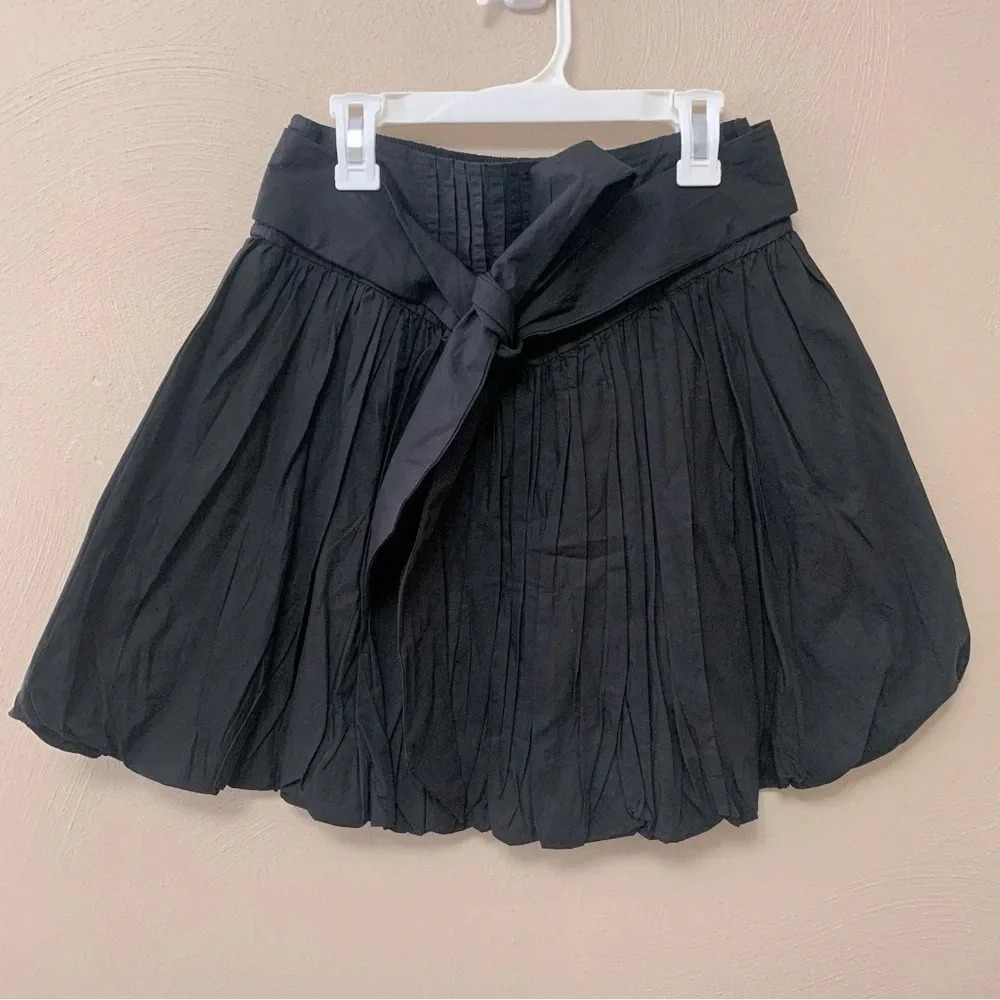 Cleobella Tessa Mini Bubble Skirt in Black Size Small NWT New - Picture 3 of 11